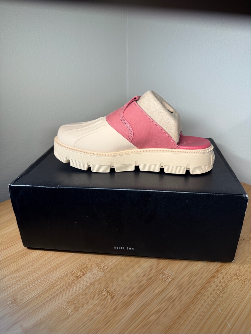 Sorel Women's Rein CB Dusty Rose Ceramic Clog Sz 7.5 NIB